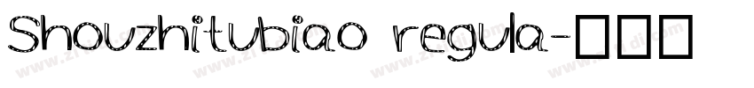 Shouzhitubiao regula字体转换